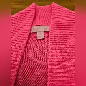 Lilly Pulitzer Amalie Sweater. Tropical Pink, Sz XL, GUC
